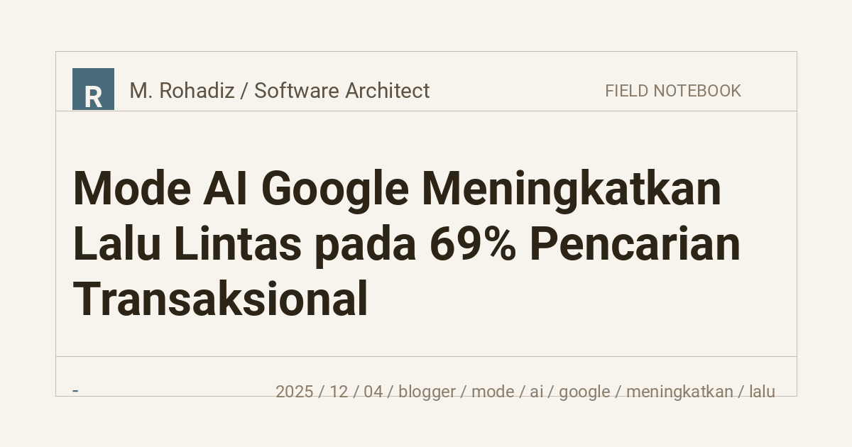 Mode AI Google Meningkatkan Lalu Lintas pada 69% Pencarian Transaksional