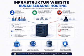 Cara Menentukan Infrastruktur Website yang Tepat: Jangan Mulai dari Hosting, Mulailah dari Tujuan Bisnis